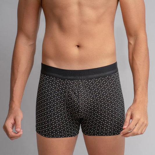 Mercerised Cotton Patterned Trunks - 3 Pack