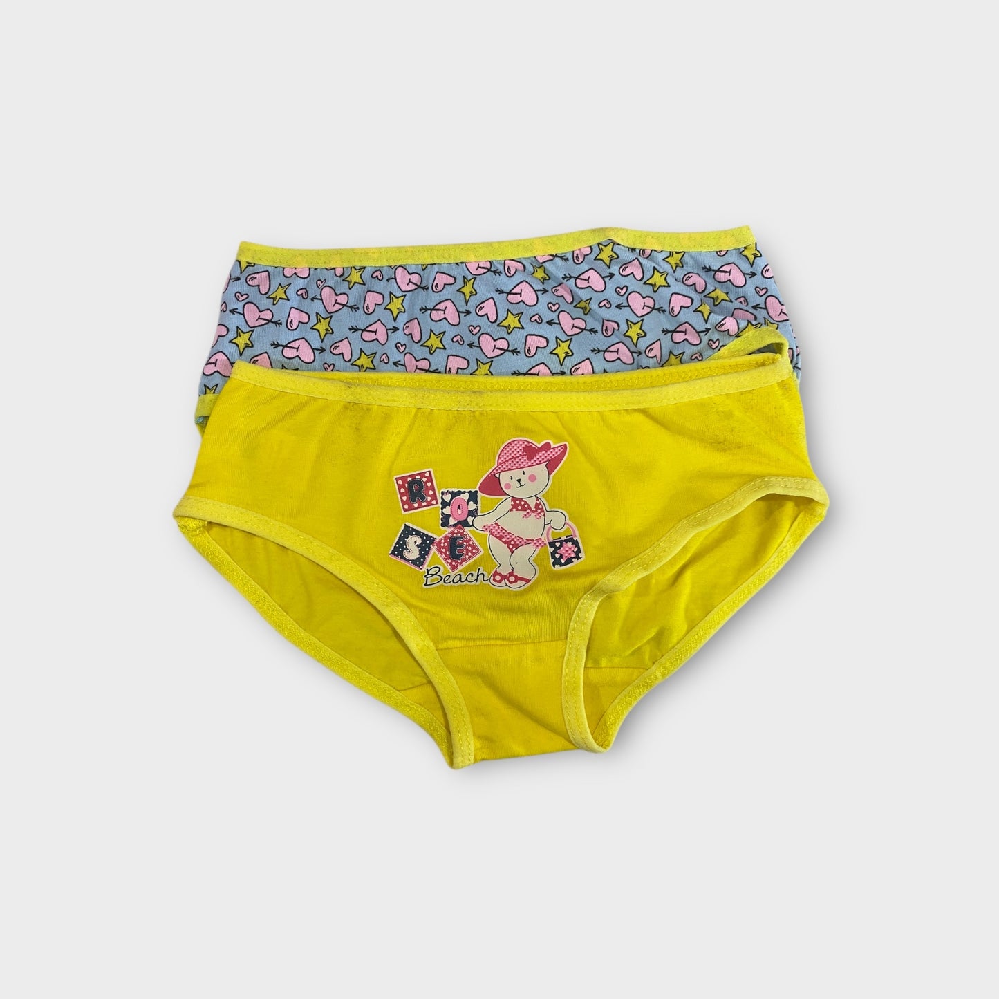 Girls Premium Cotton Briefs - 2 Pack