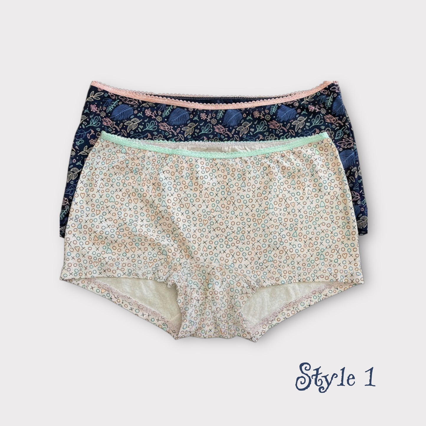 Premium Patterned Cotton Boyleg Briefs (Hot Shorts) – 2 Pack