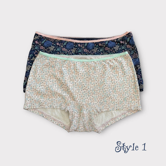 Women's Patterned Hot Shorts – 2 Pack - Egyptian Cotton