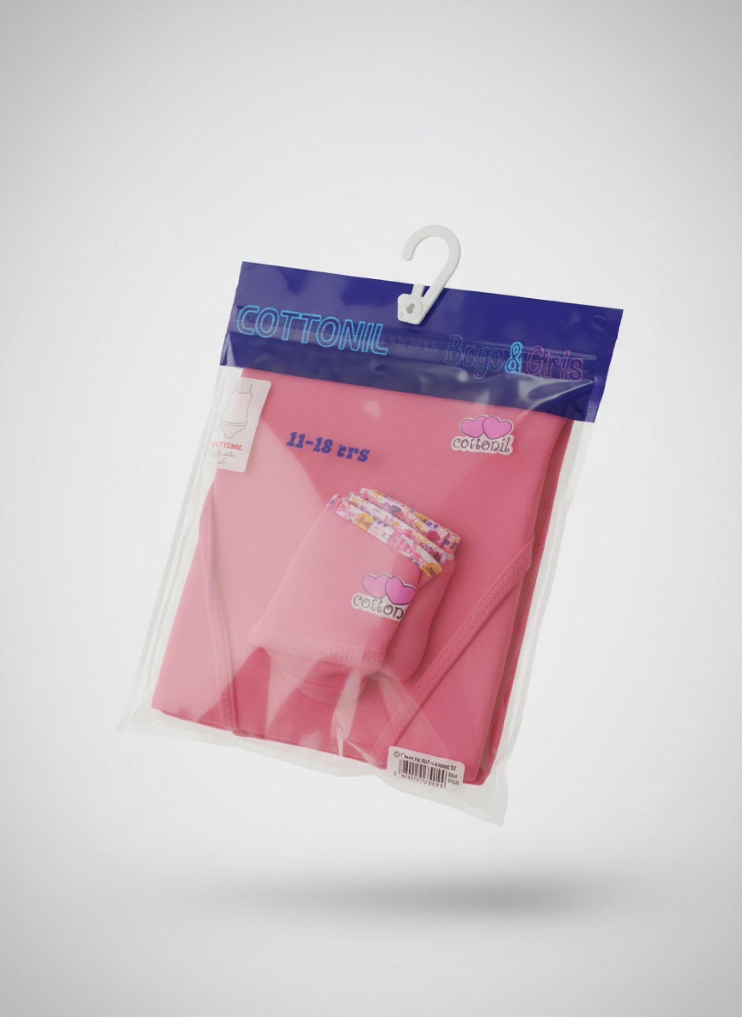 Girls Brief Heart Set - Egyptian Cotton