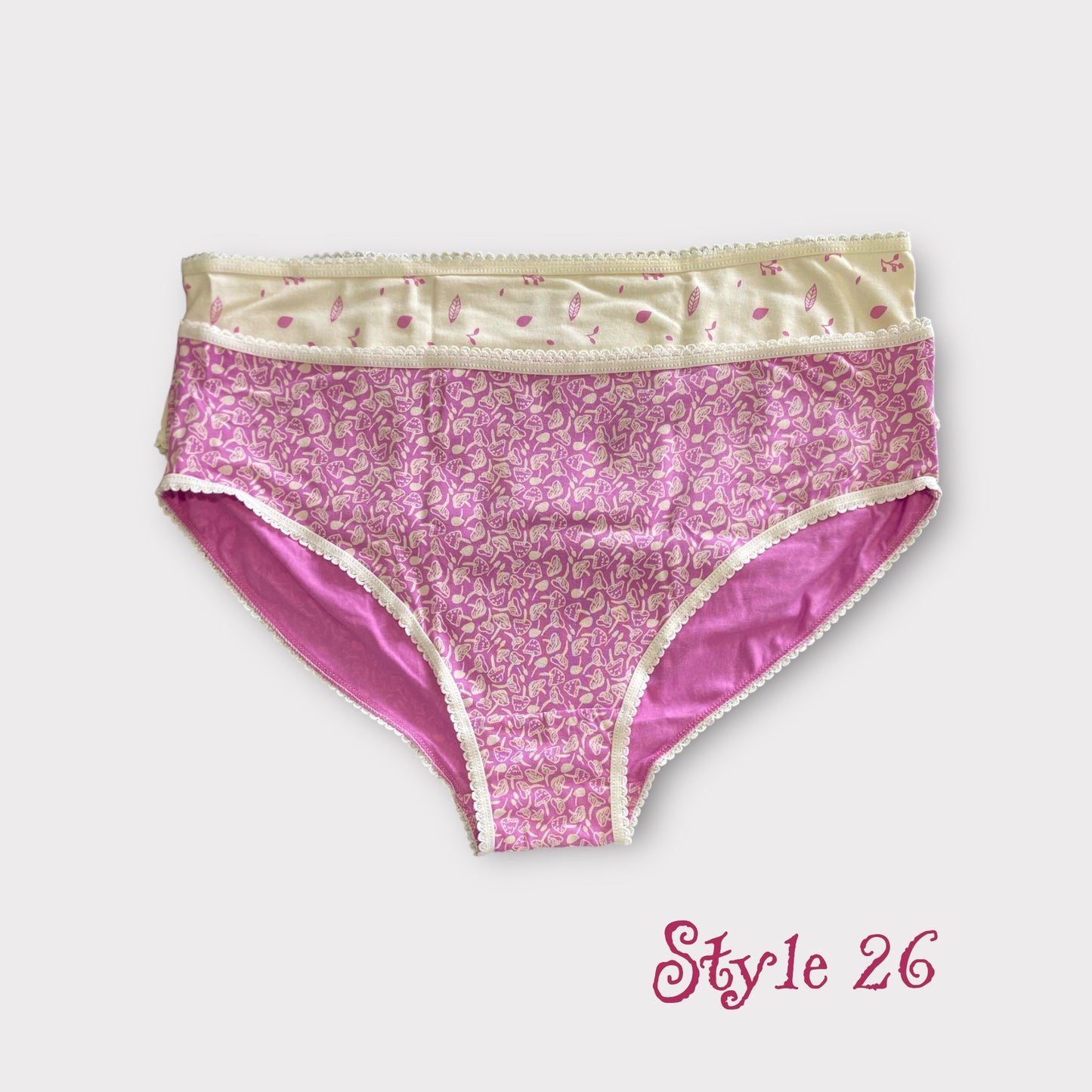 Women's Patterned Full Brief - 2 Pack - Egyptian Cotton