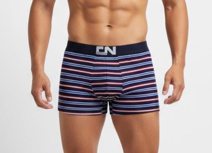 Men's CN Striped Boxer Brief - Egyptian Cotton