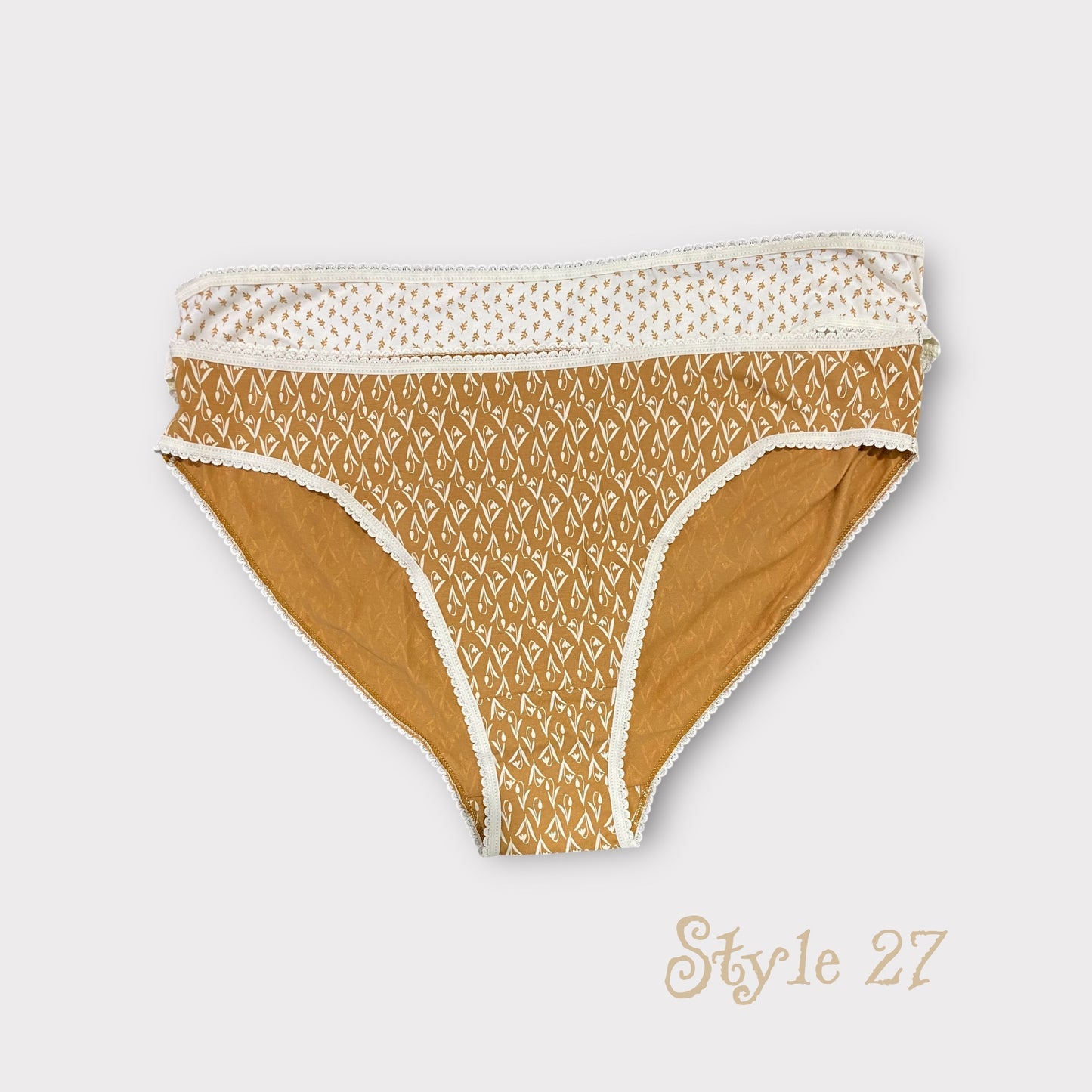Women's Patterned Brief - 2 Pack - Egyptian Cotton