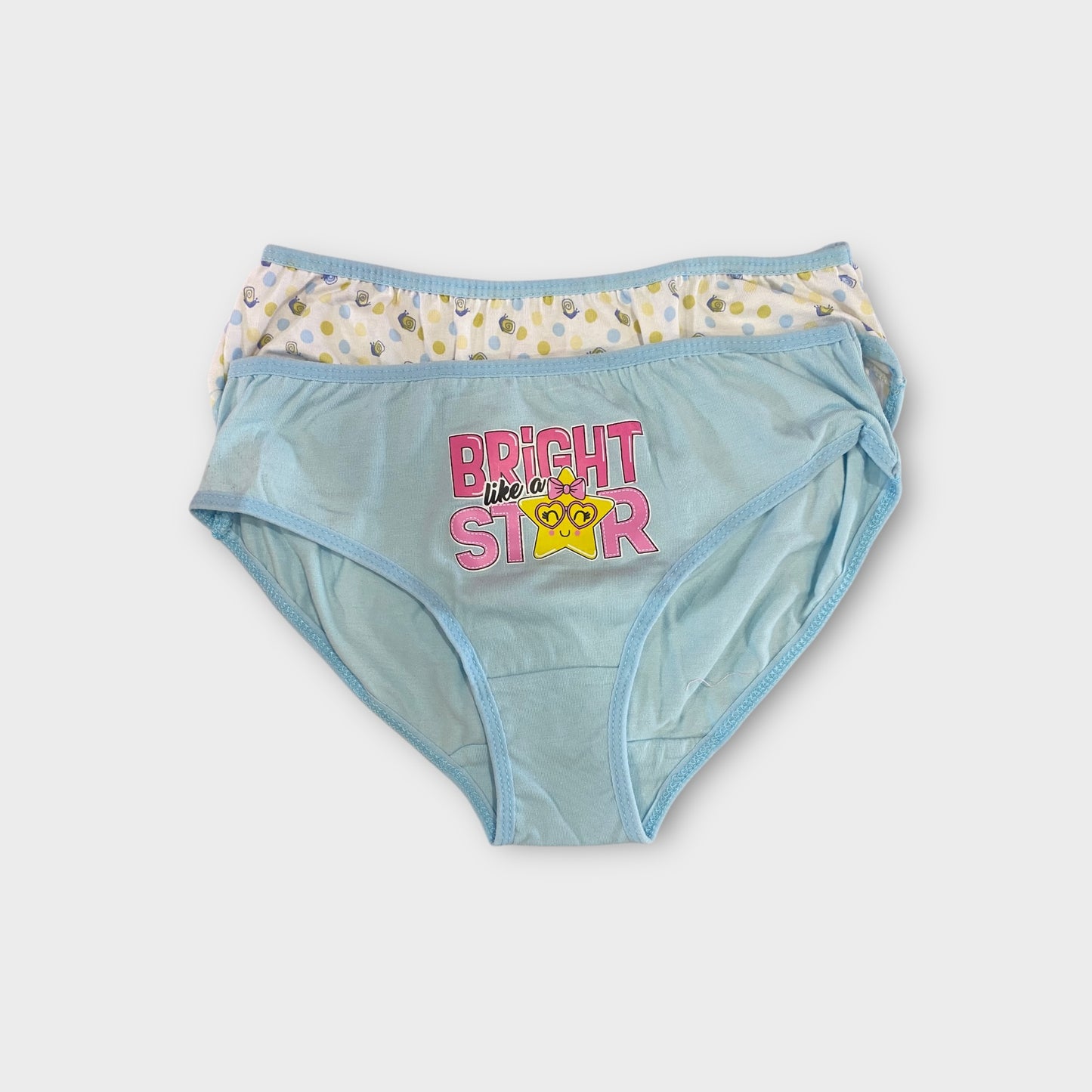 Girls Premium Cotton Briefs - 2 Pack