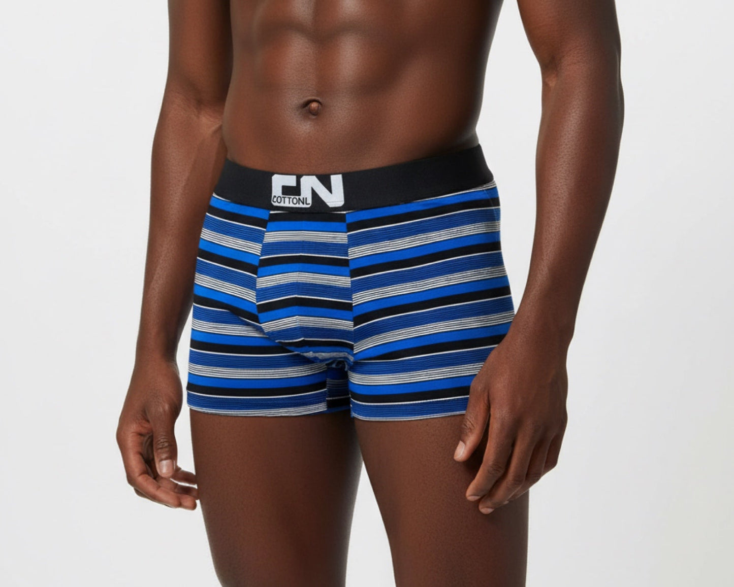 Men's CN Striped Boxer Brief - Egyptian Cotton
