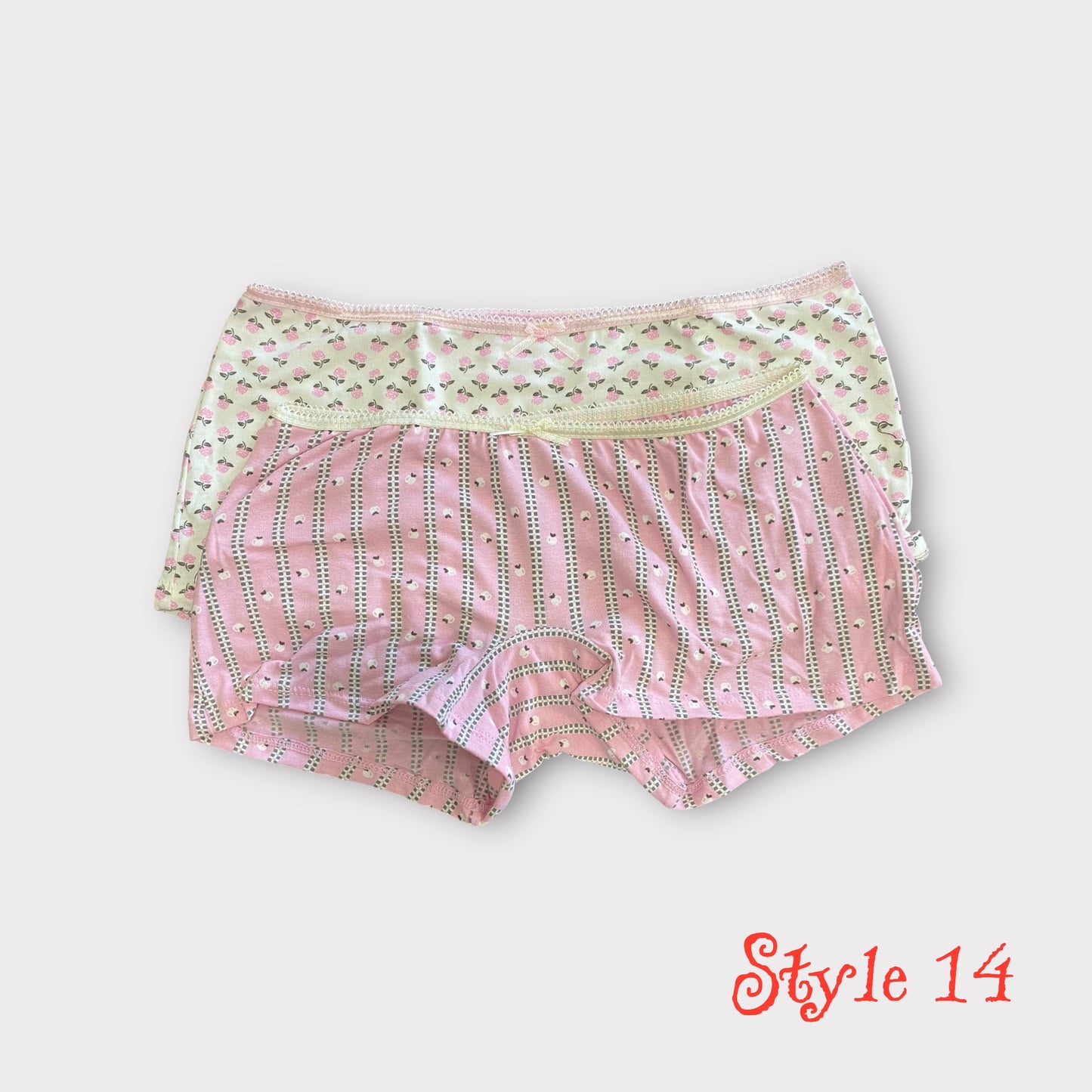 Premium Patterned Cotton Boyleg Briefs (Hot Shorts) – 2 Pack