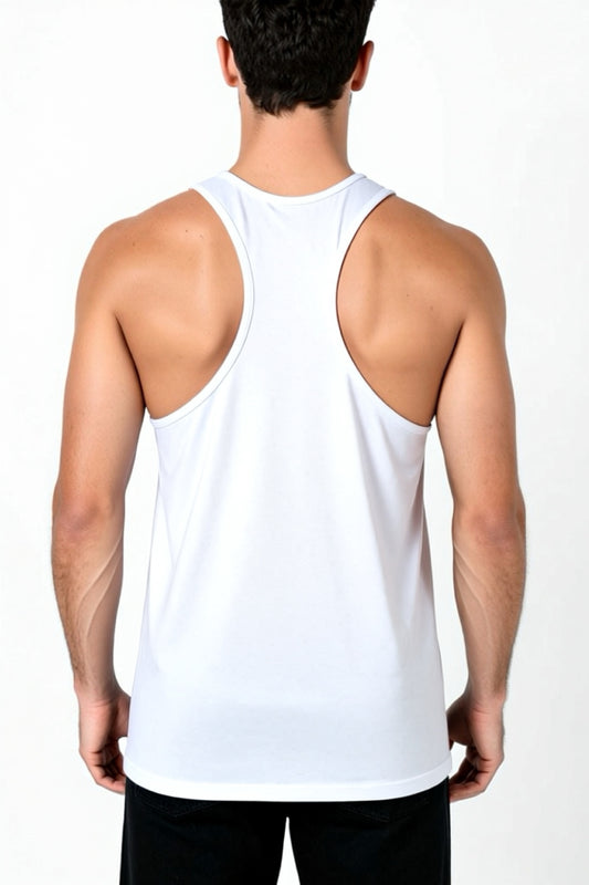 Men's Sport Stretch Singlet - Egyptian Cotton