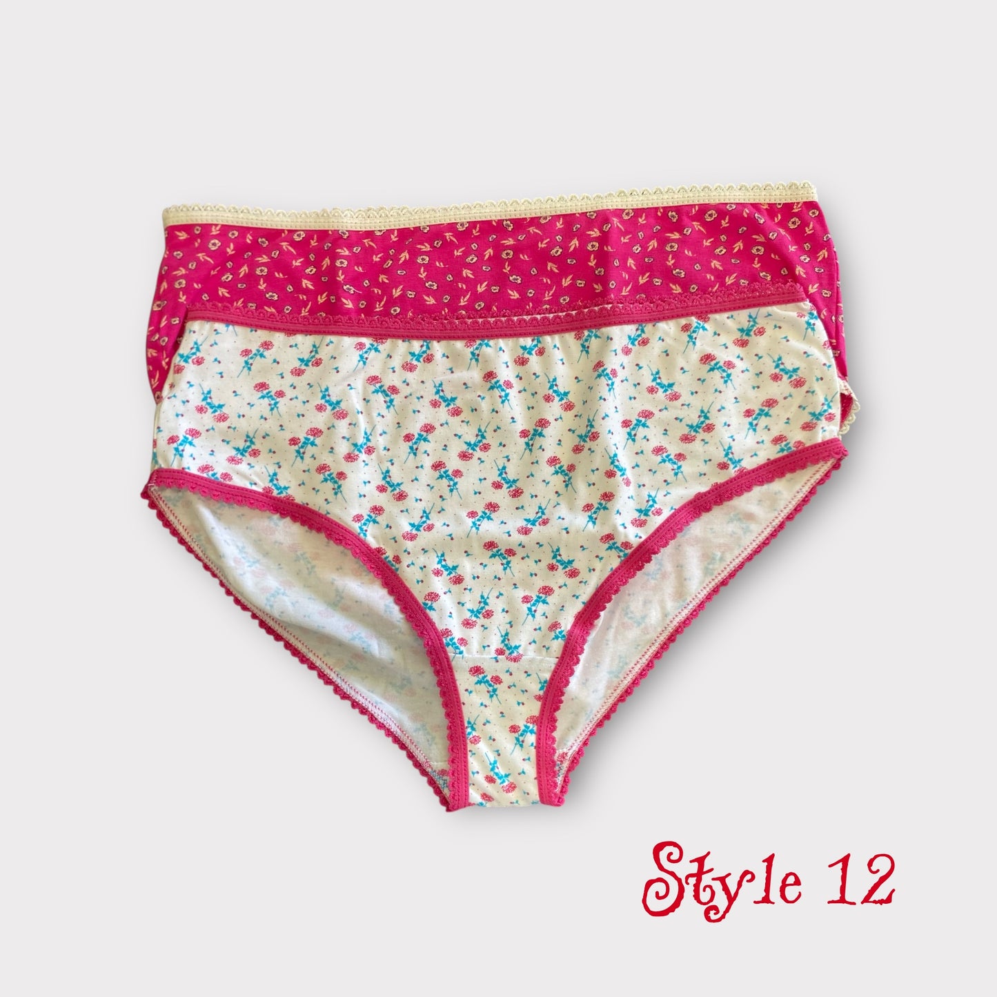 Women's Patterned Full Brief - 2 Pack - Egyptian Cotton