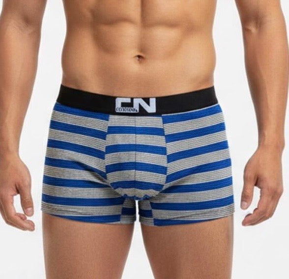 Men's CN Striped Boxer Brief - Egyptian Cotton