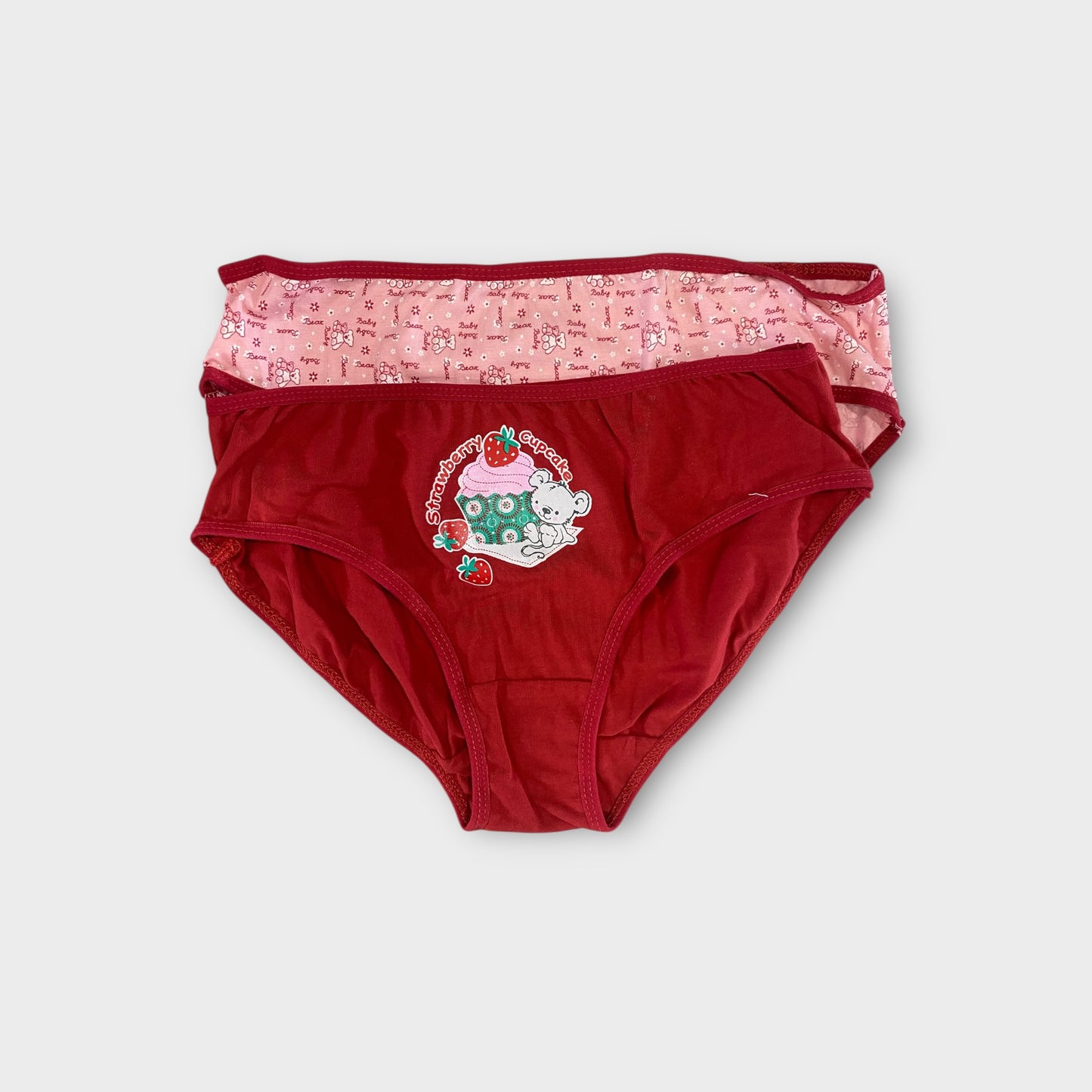 Girls Premium Cotton Briefs - 2 Pack