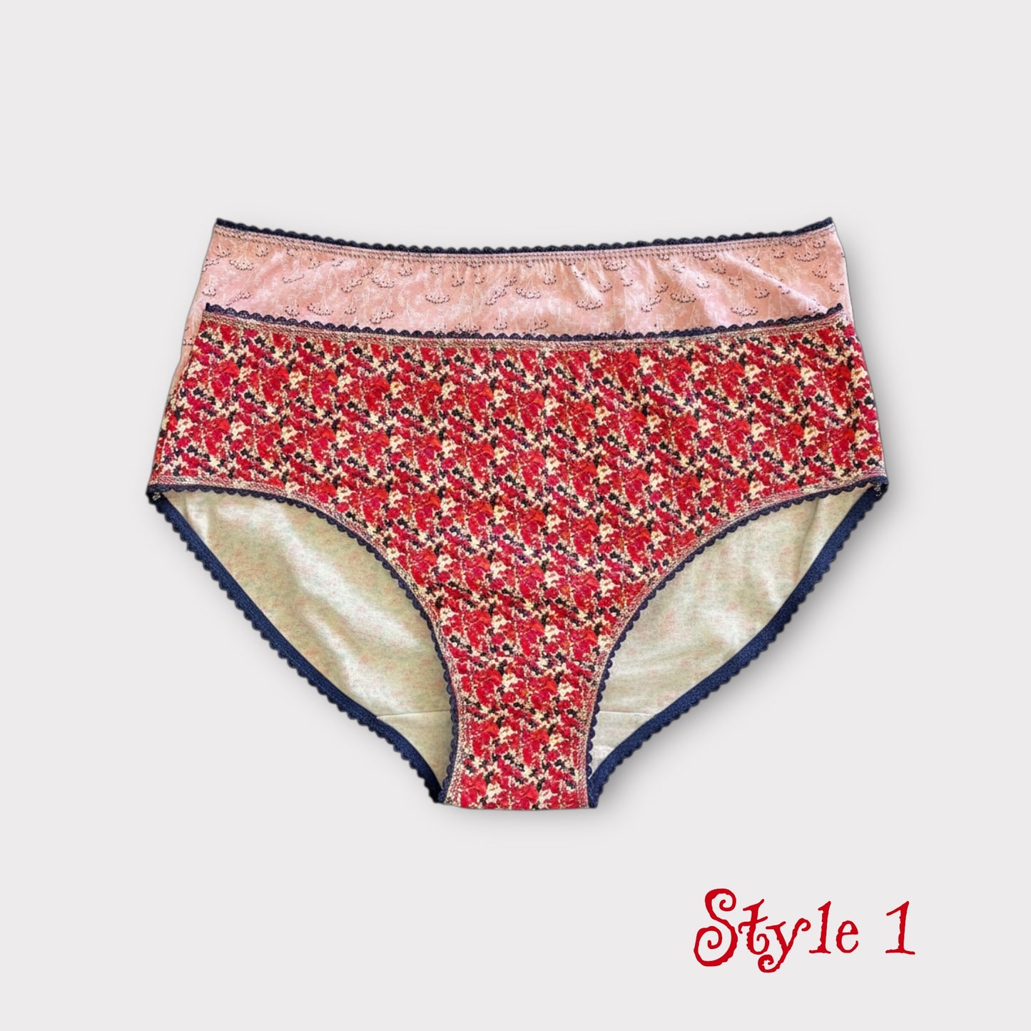 Women's Patterned Full Brief - 2 Pack - Egyptian Cotton