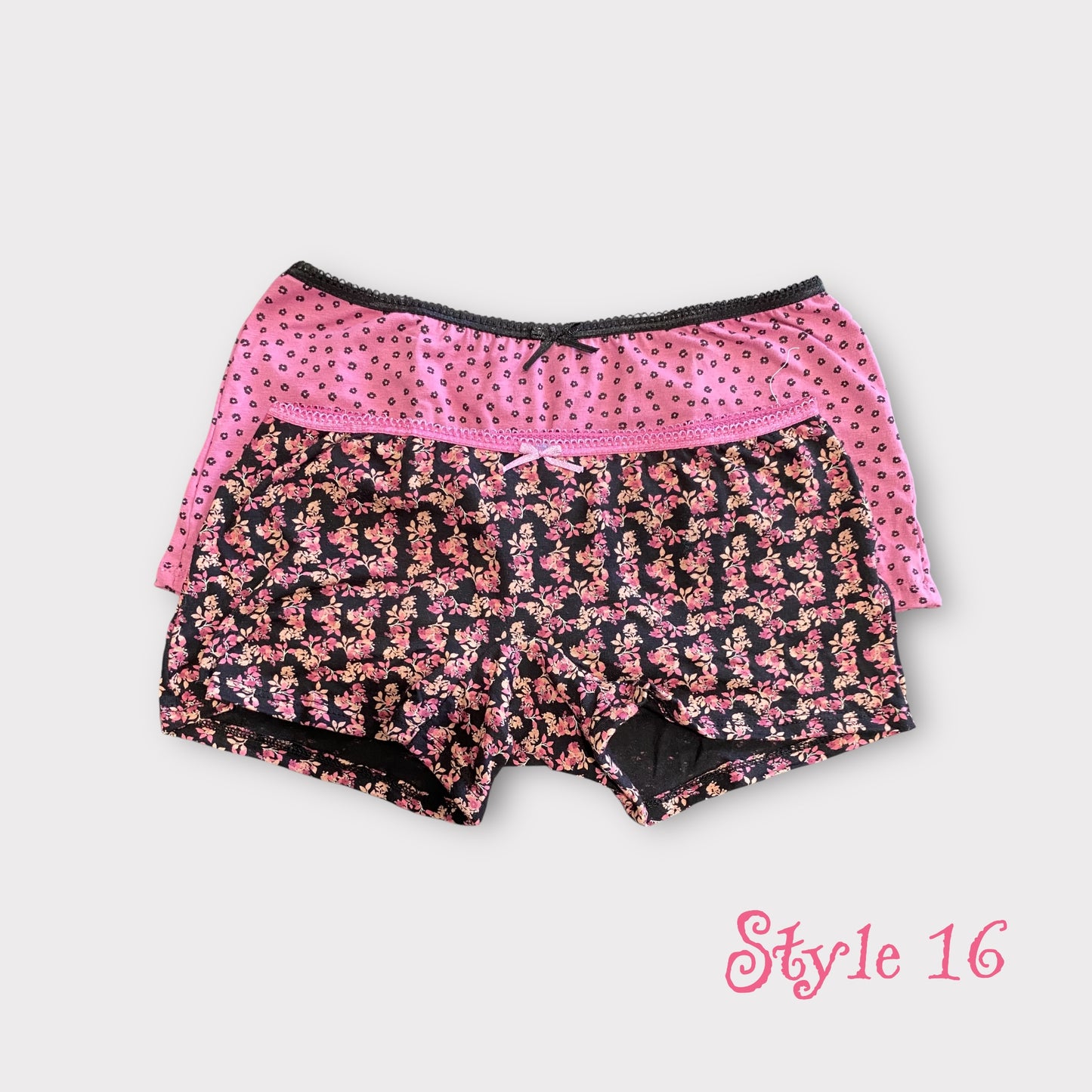 Premium Patterned Cotton Boyleg Briefs (Hot Shorts) – 2 Pack