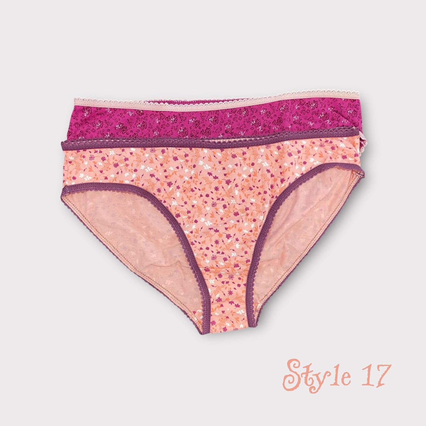 Women's Patterned Brief - 2 Pack - Egyptian Cotton