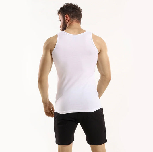 Men's Stretch Singlet - Egyptian Cotton
