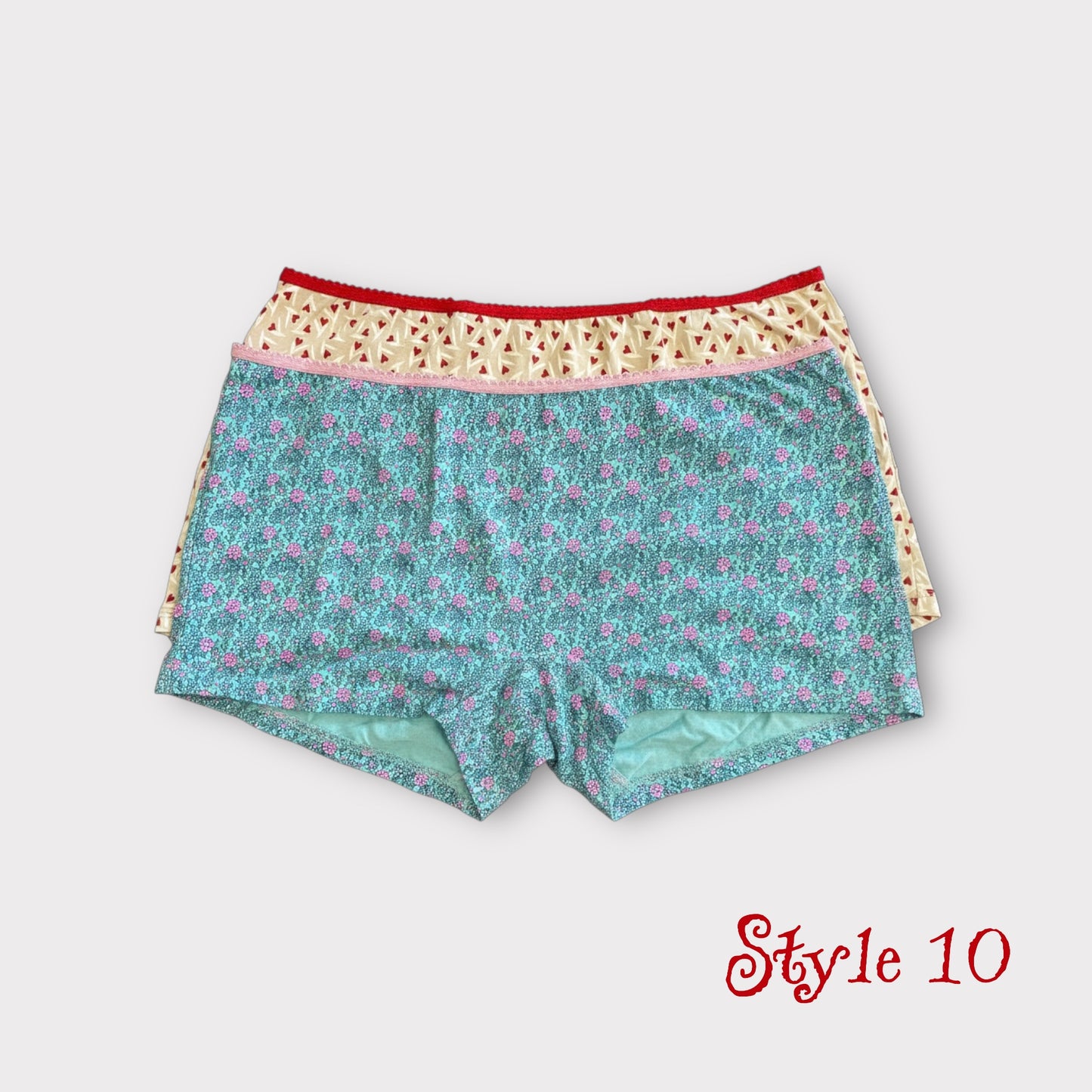 Premium Patterned Cotton Boyleg Briefs (Hot Shorts) – 2 Pack