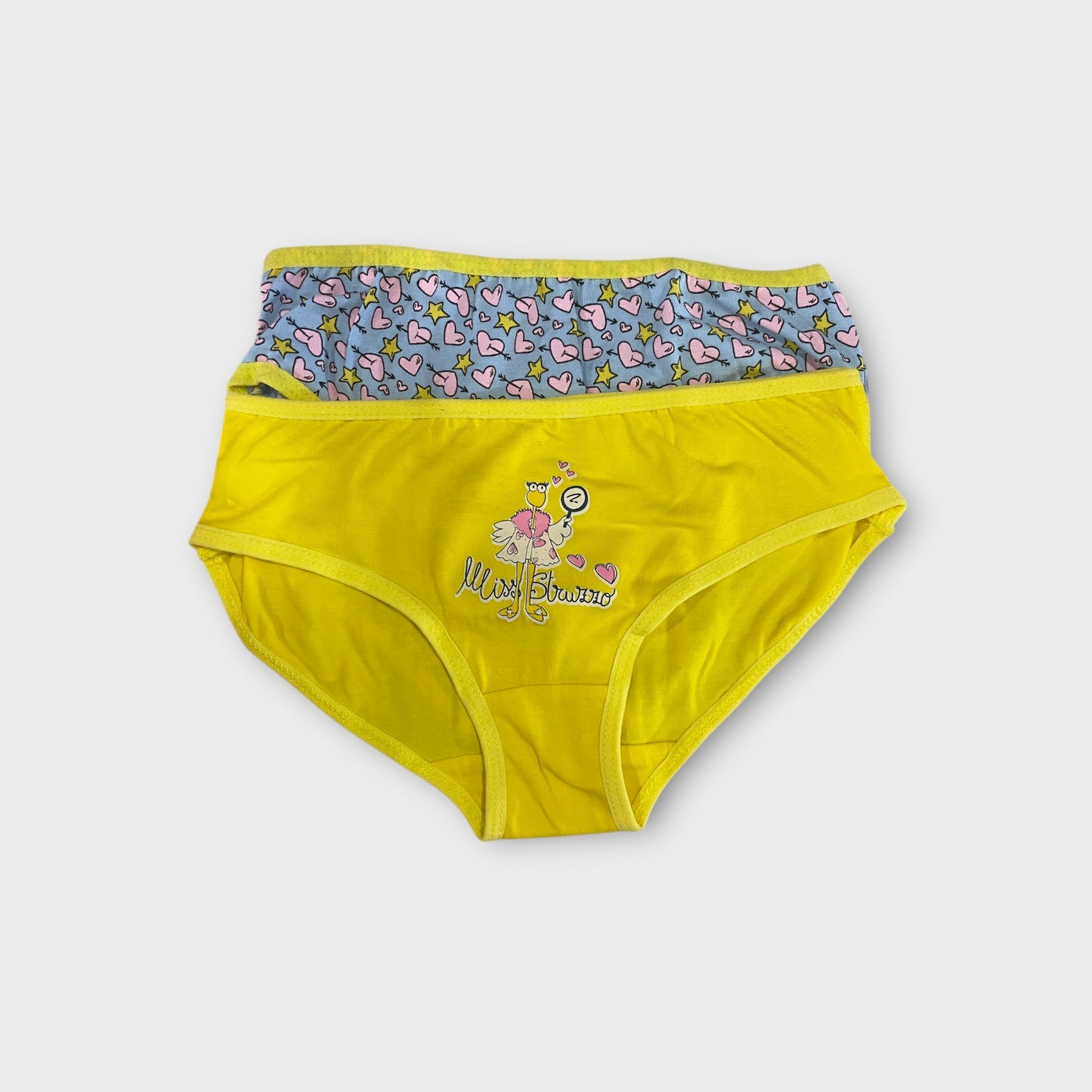 Girls Premium Cotton Briefs - 2 Pack