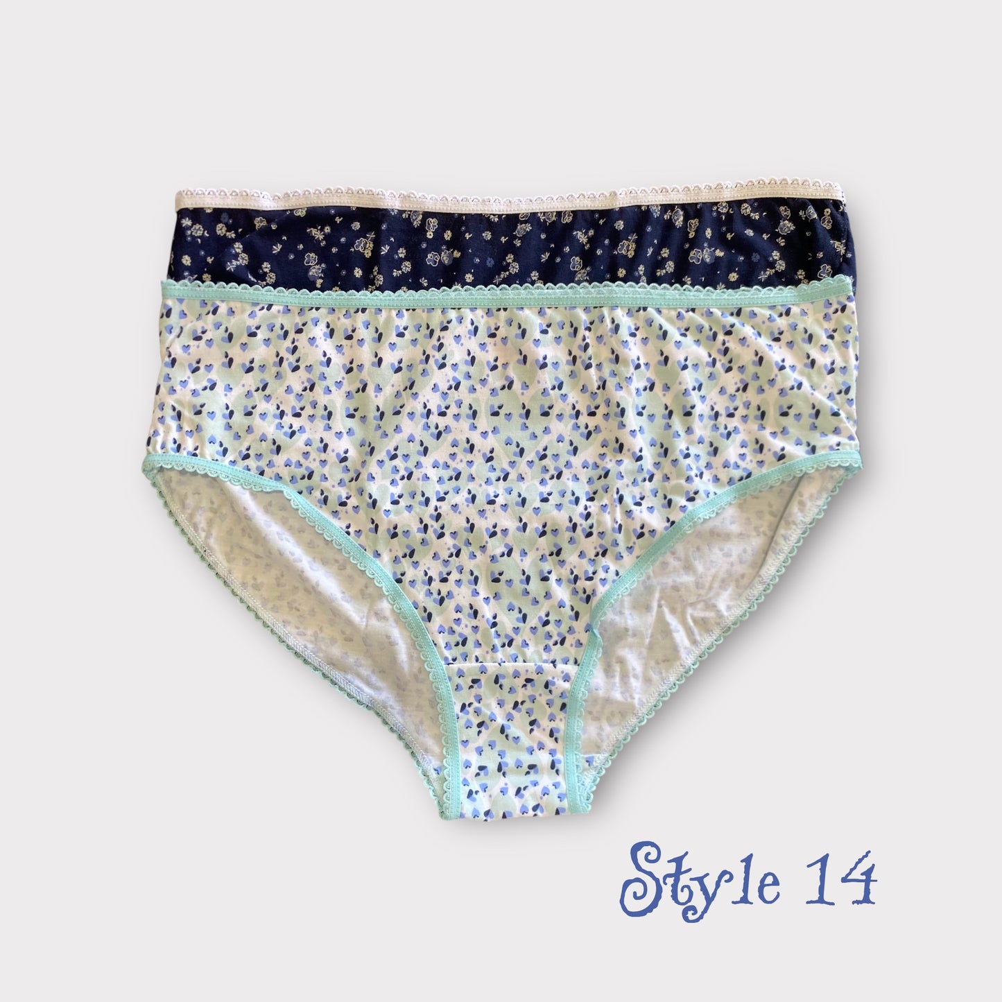 Women's Patterned Full Brief - 2 Pack - Egyptian Cotton
