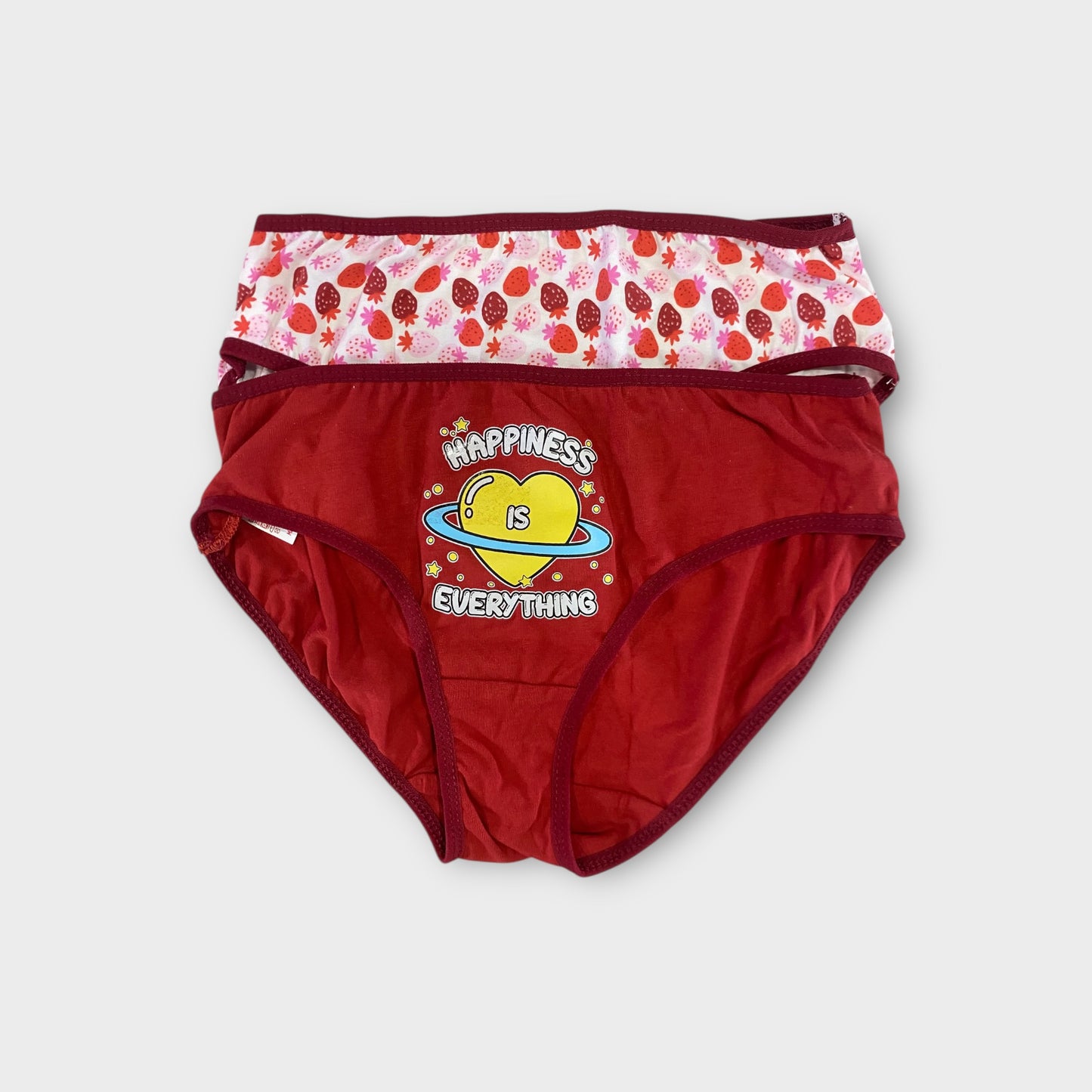 Girls Premium Cotton Briefs - 2 Pack