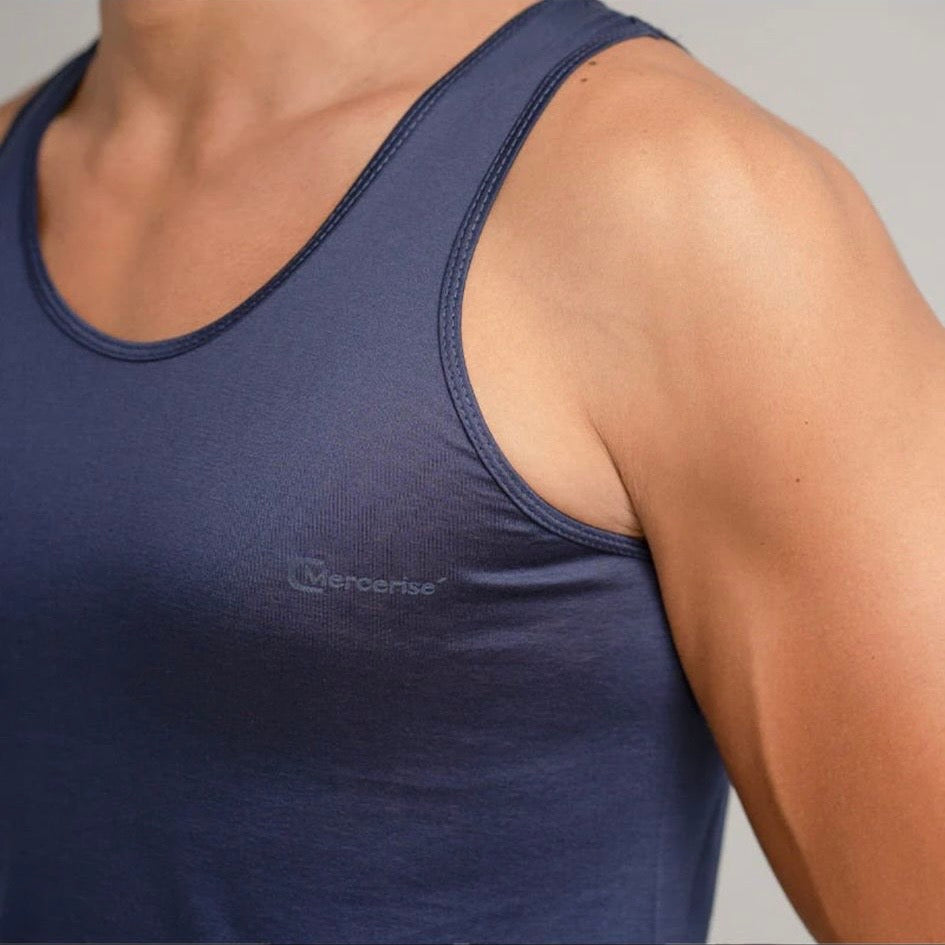 Men’s Singlet - 3 Pack - Mercerised Egyptian Cotton