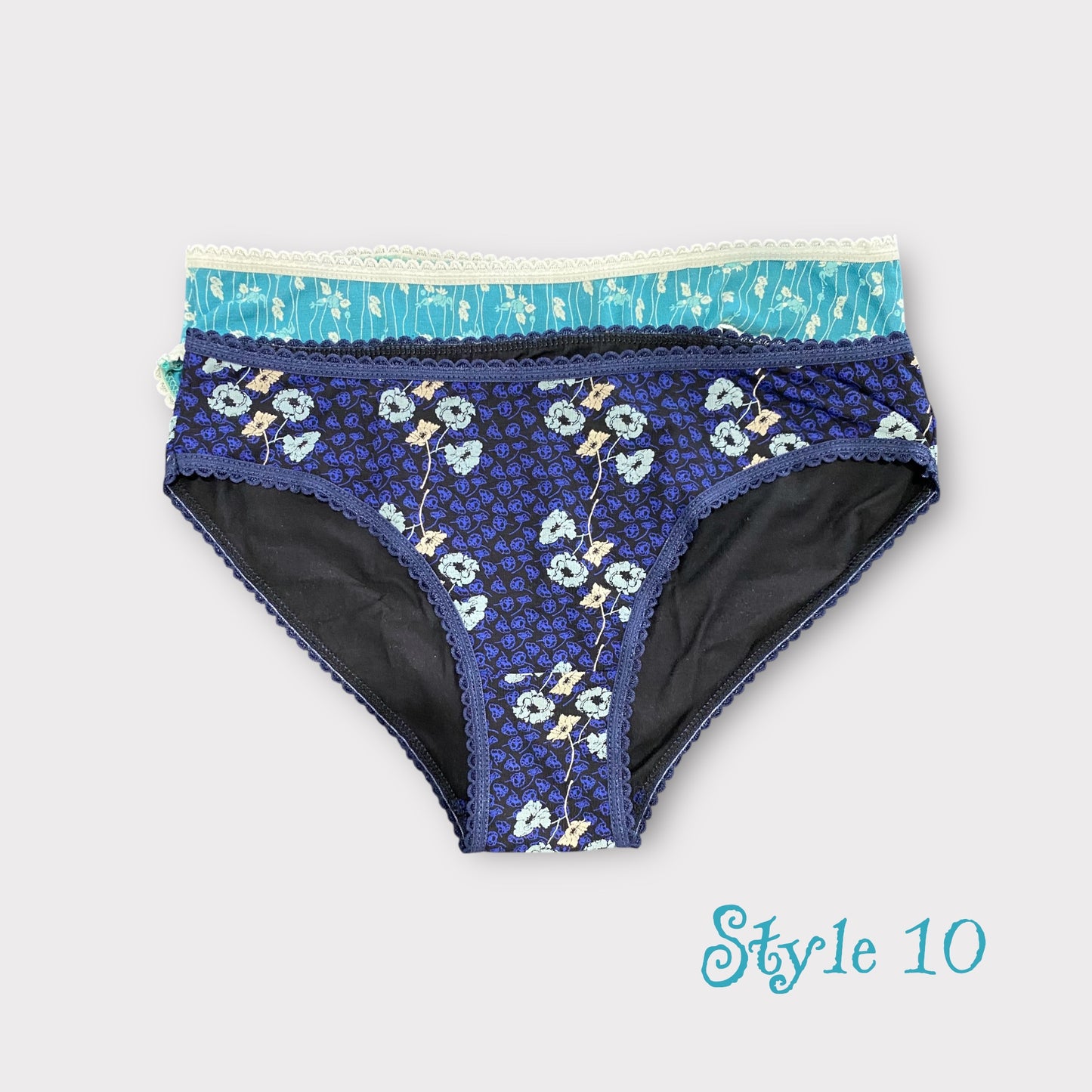 Women's Patterned Brief - 2 Pack - Egyptian Cotton