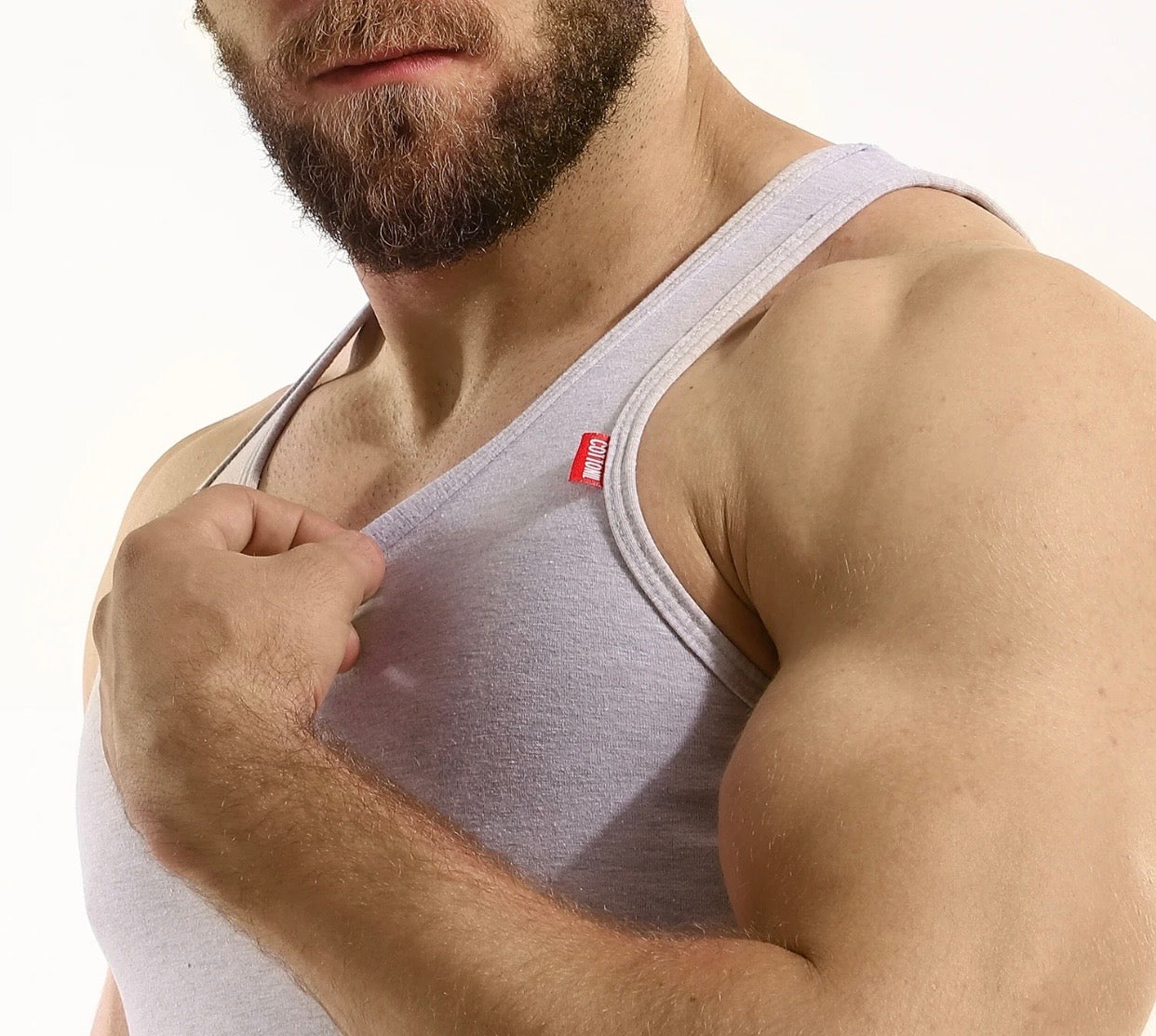Men's Stretch Singlet - Egyptian Cotton