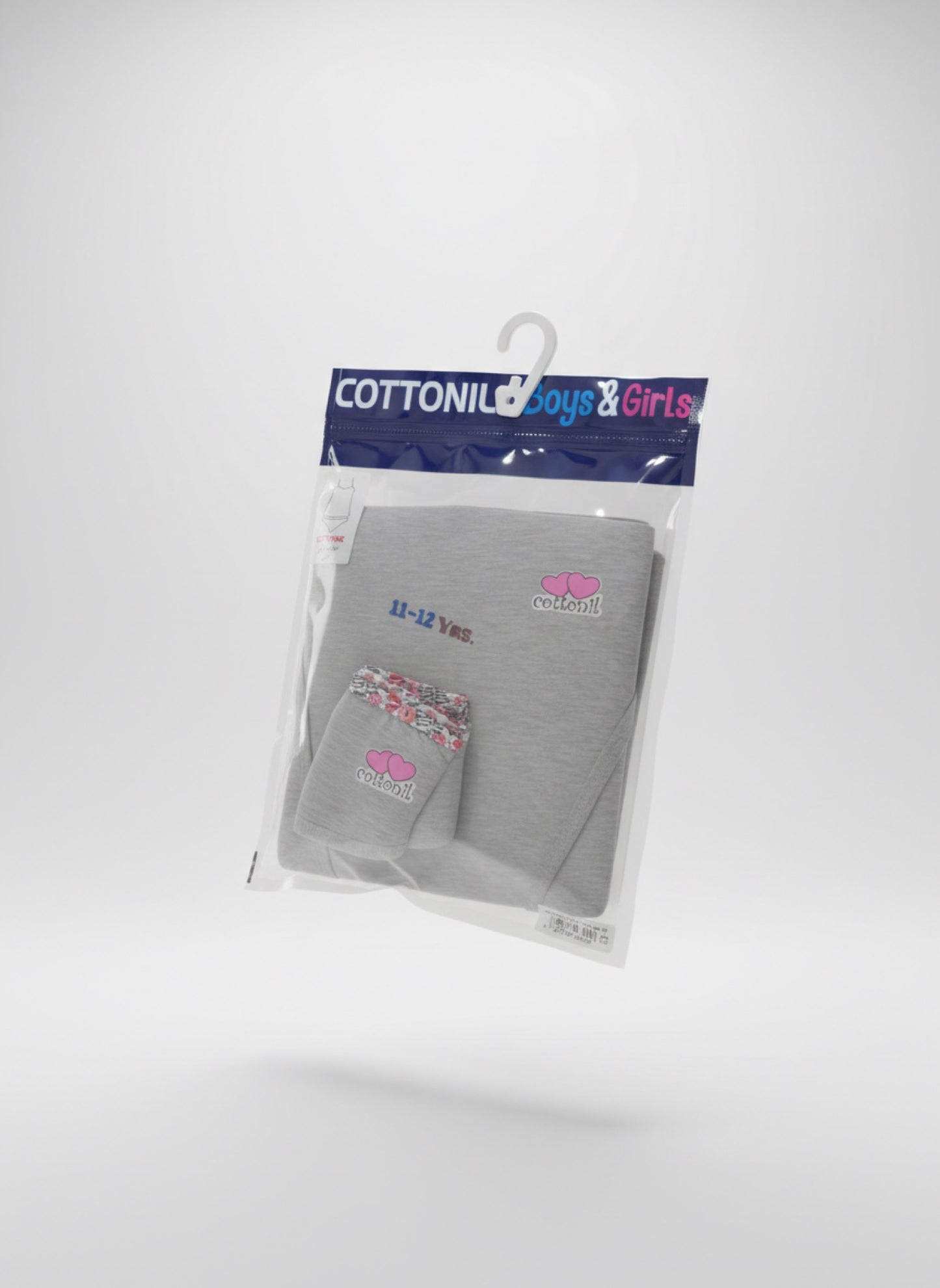 Girls Brief Heart Set - Egyptian Cotton