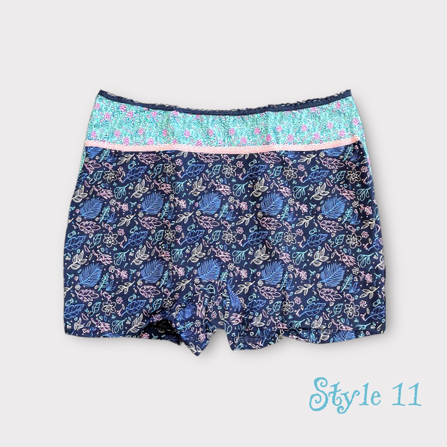 Premium Patterned Cotton Boyleg Briefs (Hot Shorts) – 2 Pack