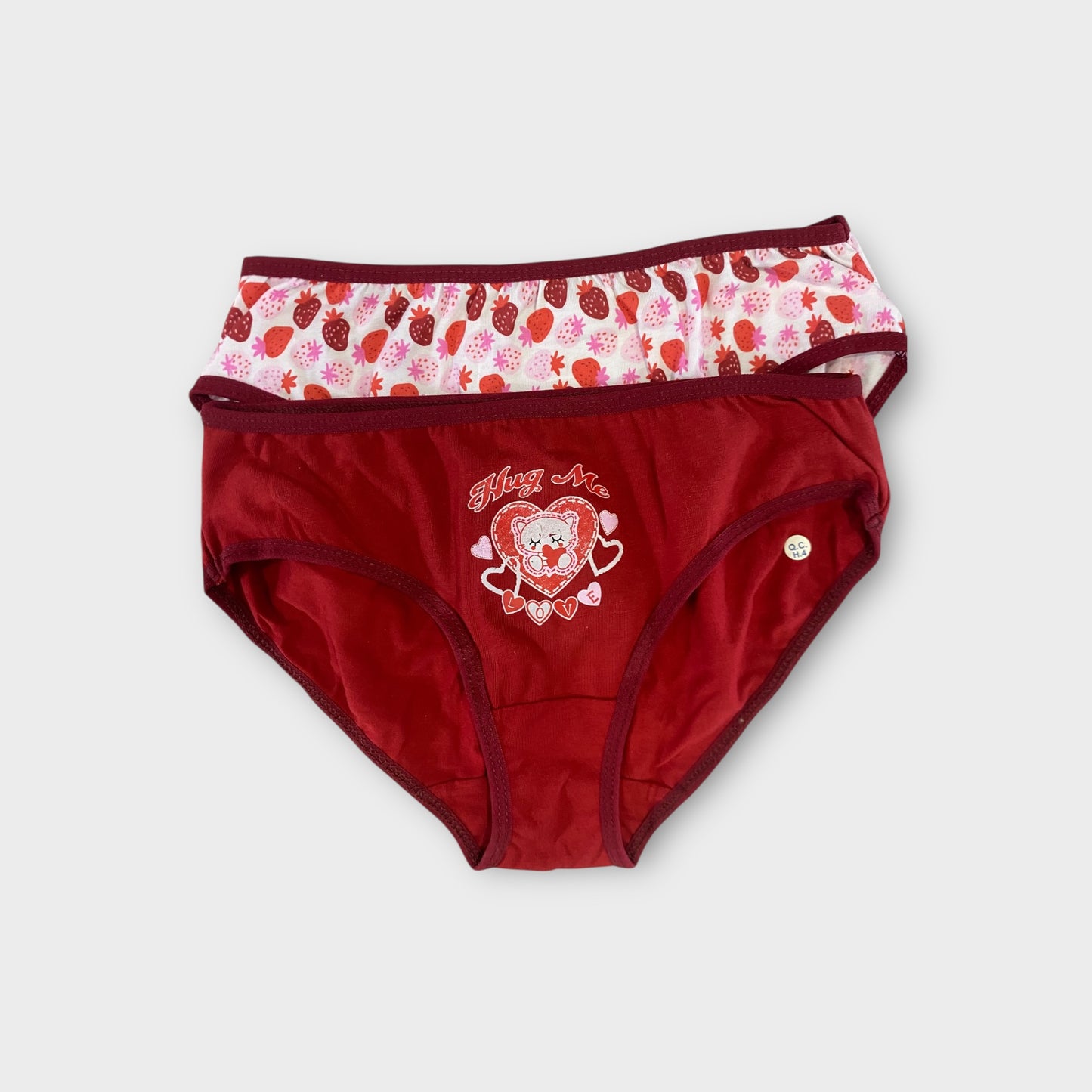 Girls Premium Cotton Briefs - 2 Pack