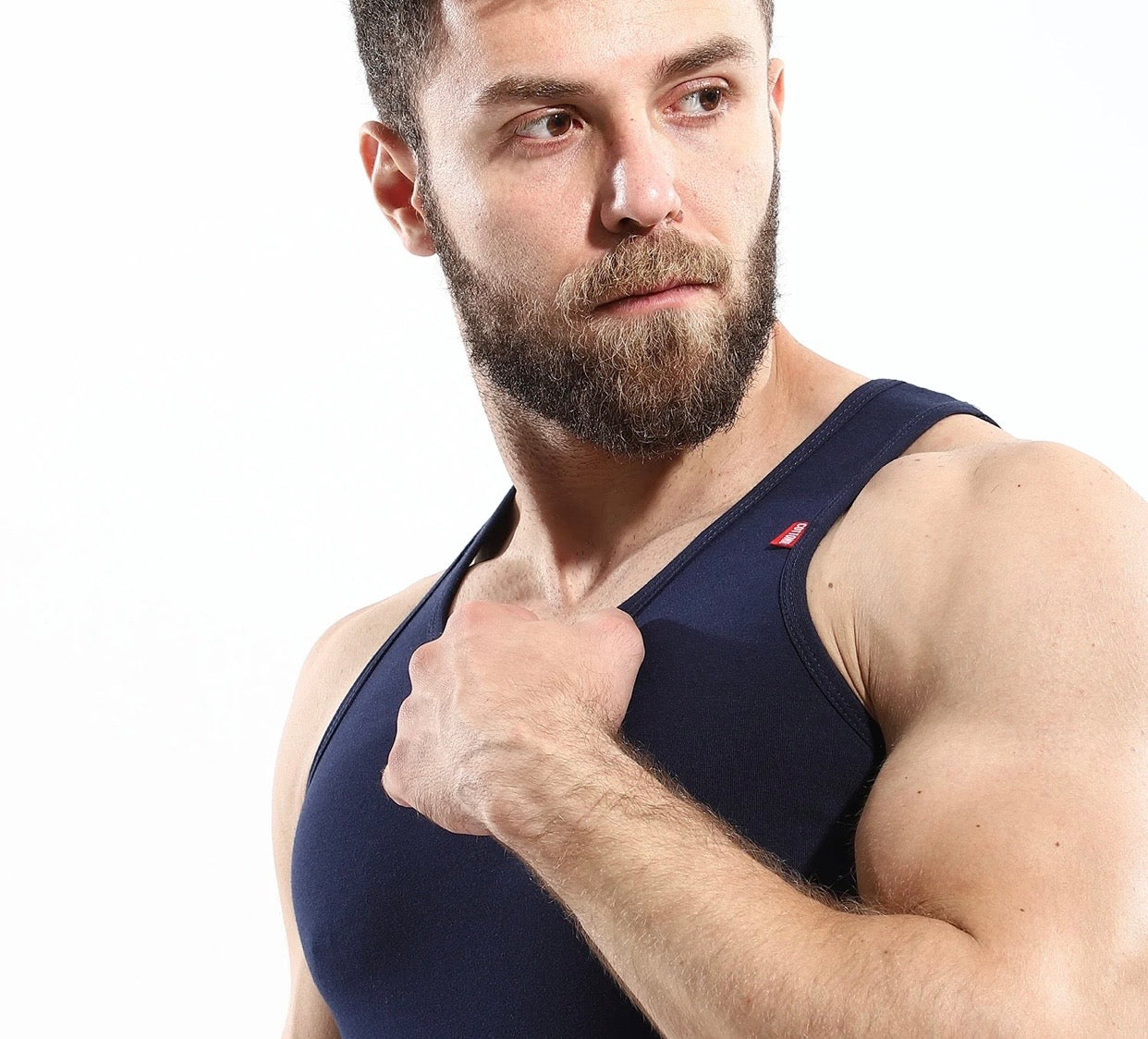 Men's Stretch Singlet - Egyptian Cotton