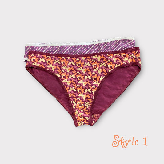 Women's Patterned Brief - 2 Pack - Egyptian Cotton