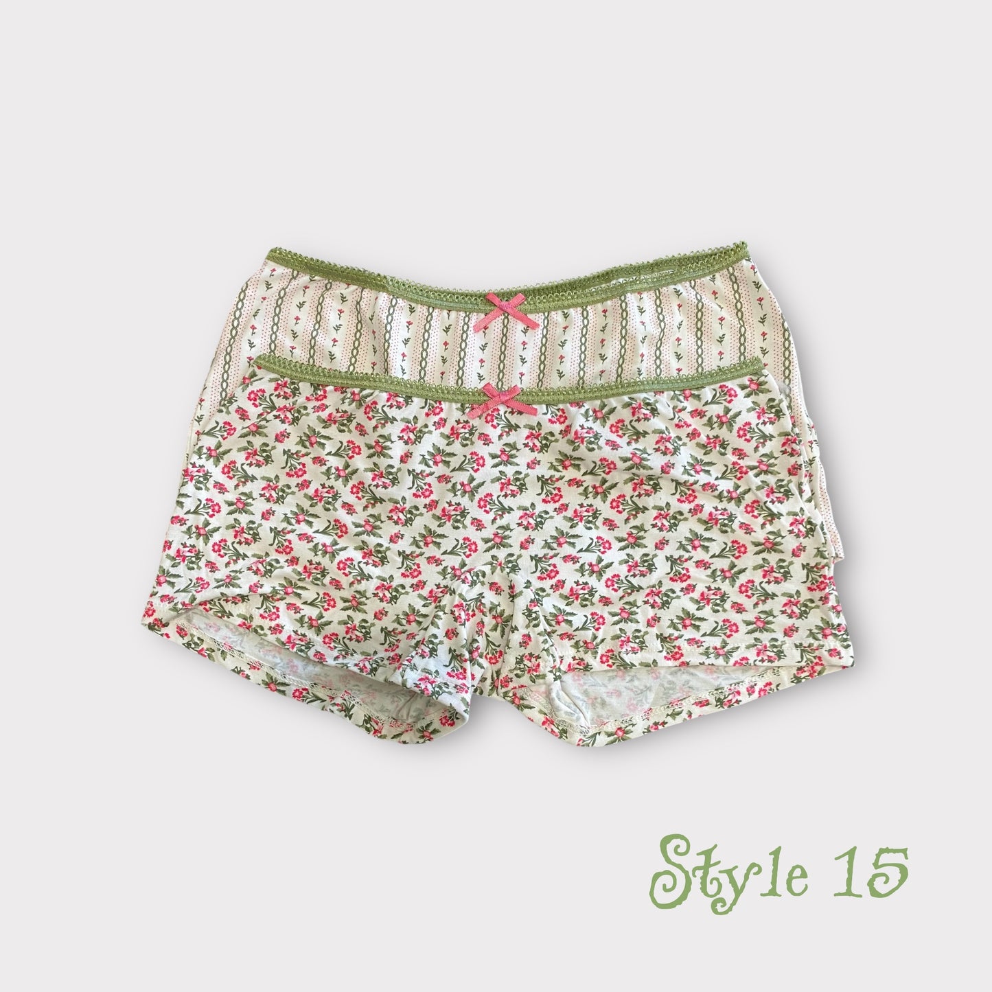 Premium Patterned Cotton Boyleg Briefs (Hot Shorts) – 2 Pack