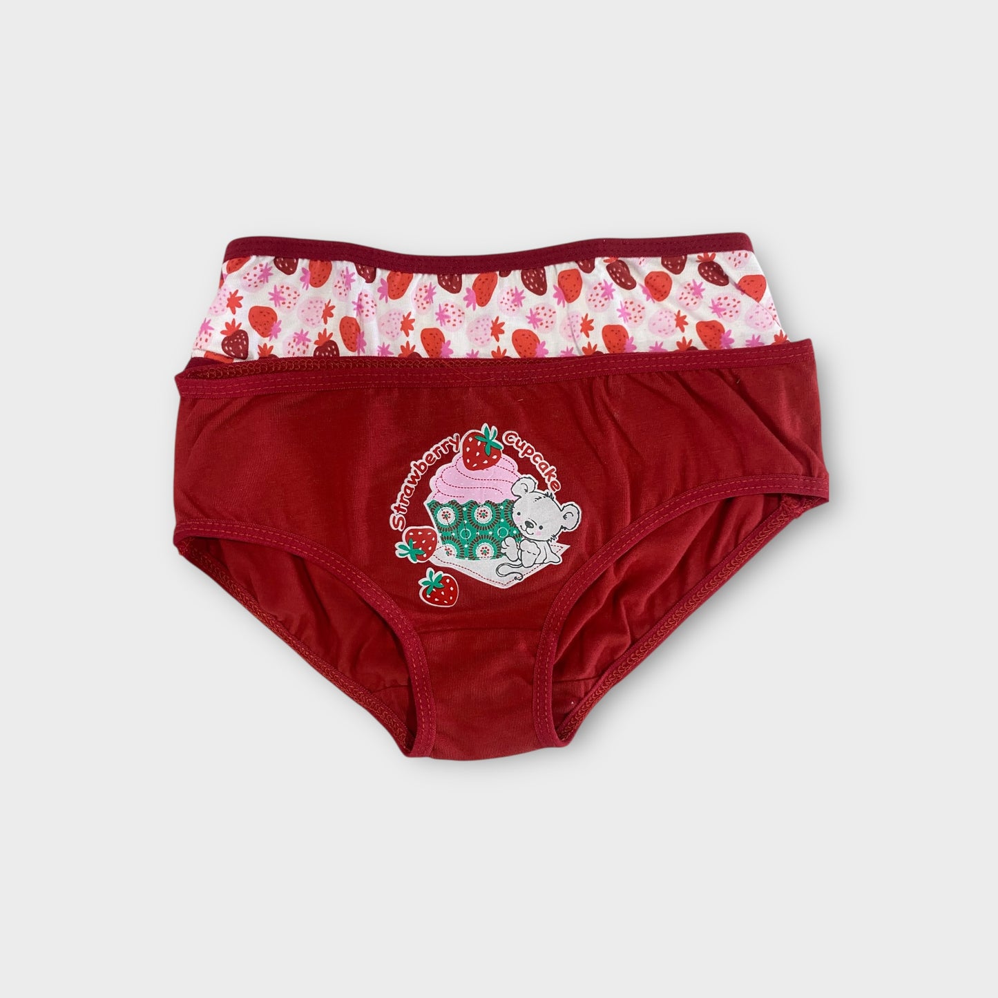 Girls Premium Cotton Briefs - 2 Pack