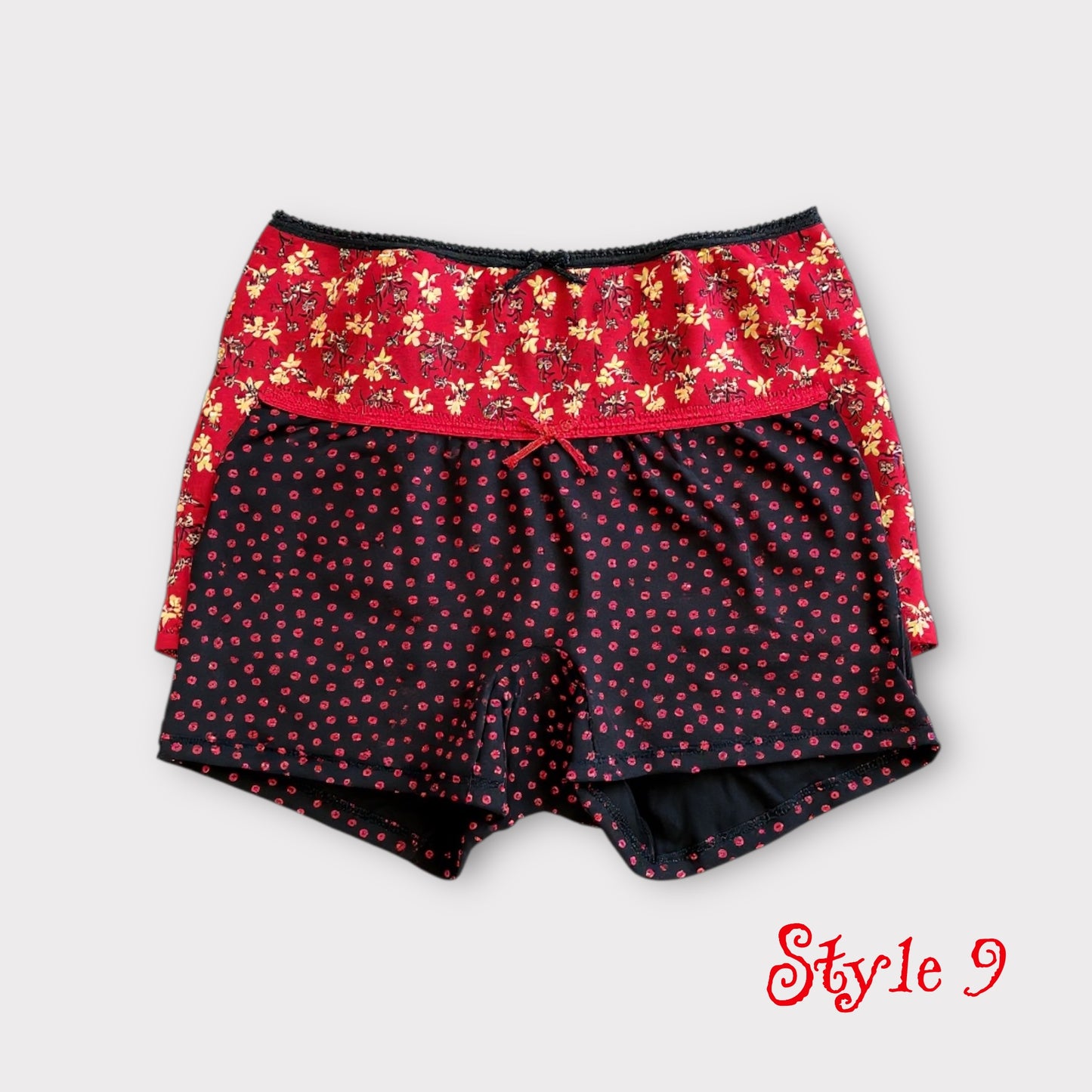Premium Patterned Cotton Boyleg Briefs (Hot Shorts) – 2 Pack