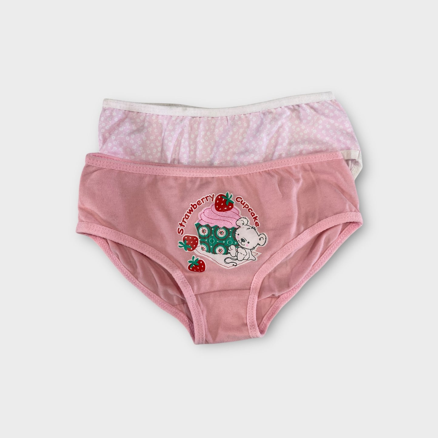 Girls Premium Cotton Briefs - 2 Pack