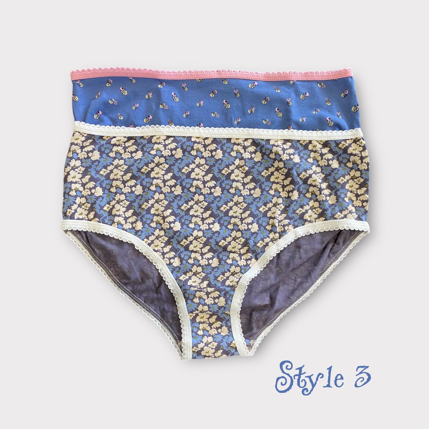 Women's Patterned Full Brief - 2 Pack - Egyptian Cotton