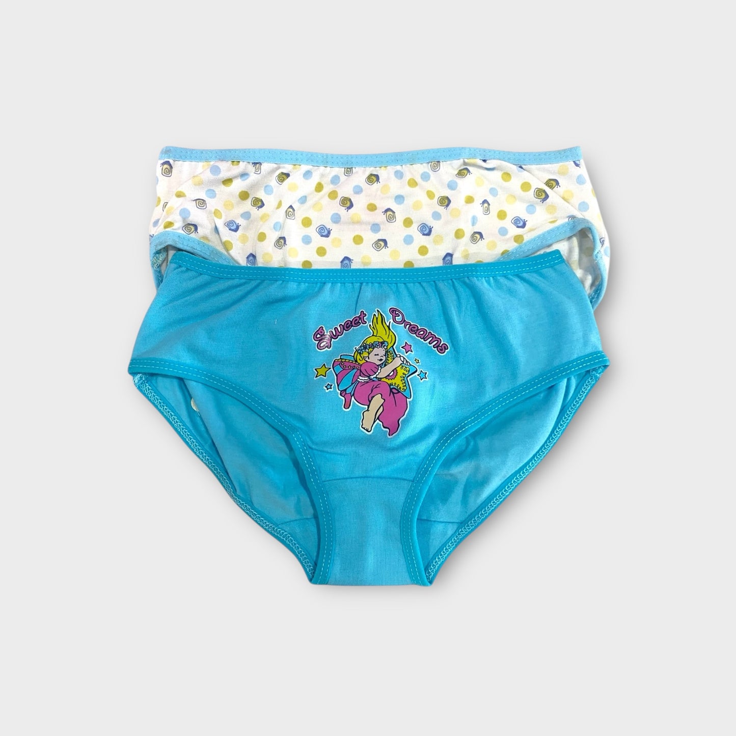 Girls Premium Cotton Briefs - 2 Pack