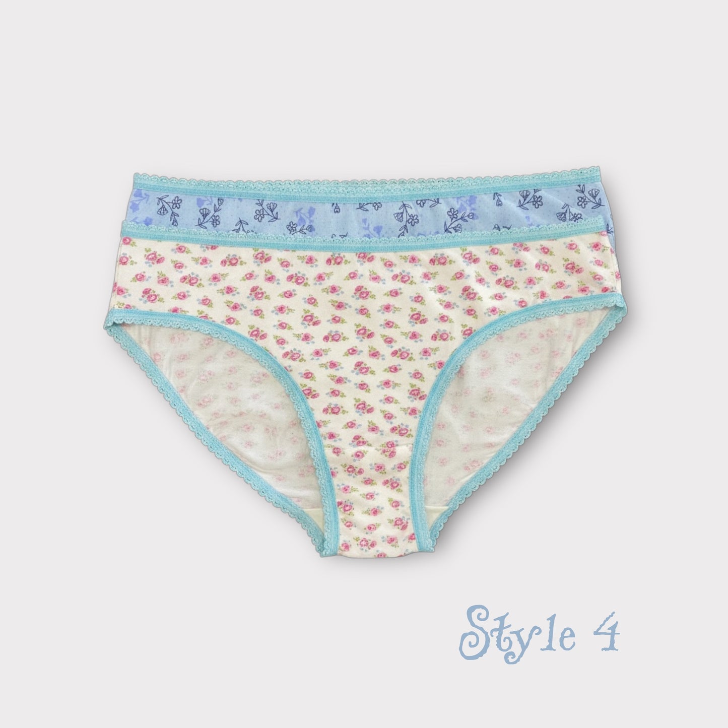 Women's Patterned Brief - 2 Pack - Egyptian Cotton