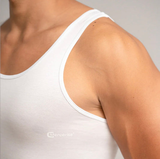 Men’s Singlet - 3 Pack - Mercerised Egyptian Cotton