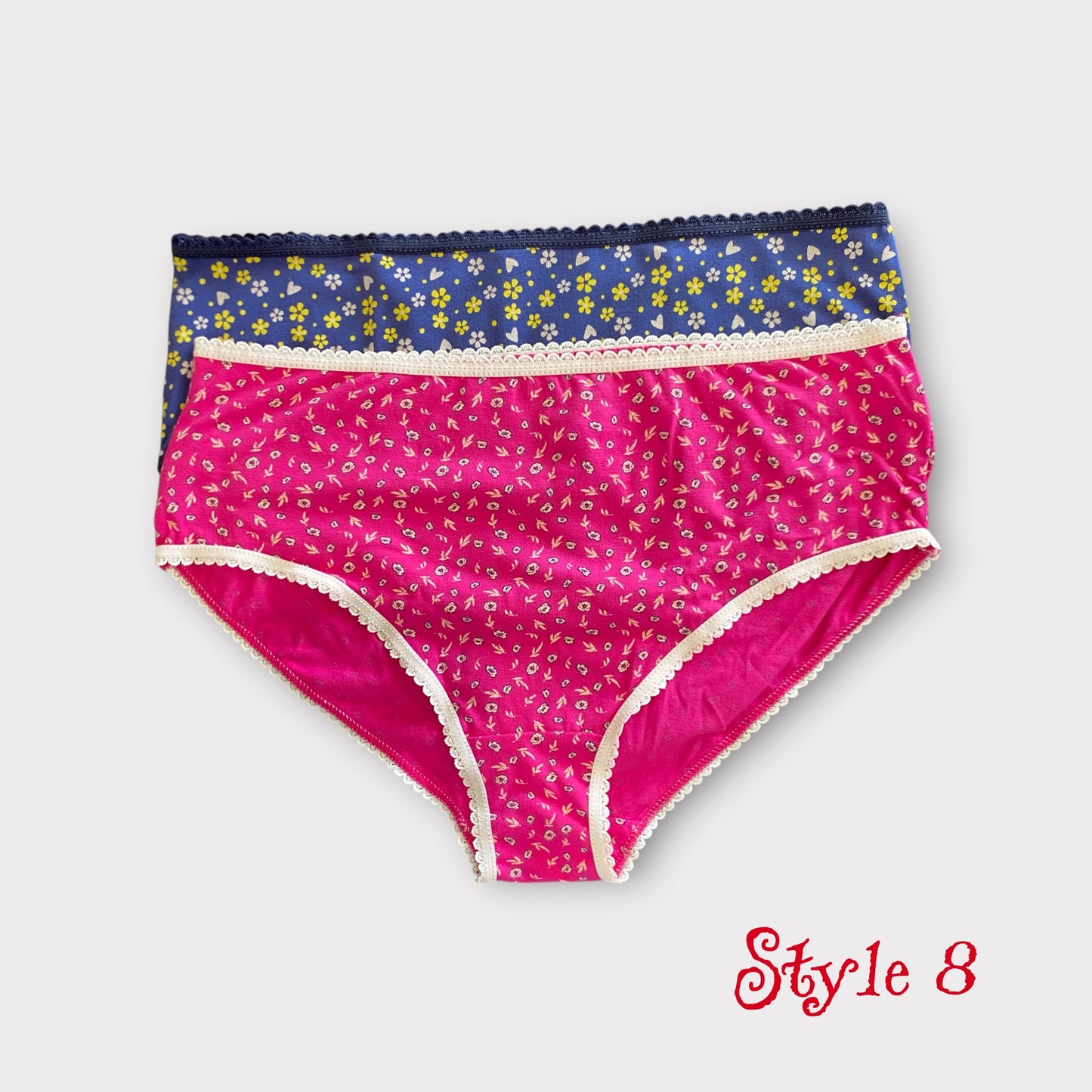 Women's Patterned Full Brief - 2 Pack - Egyptian Cotton