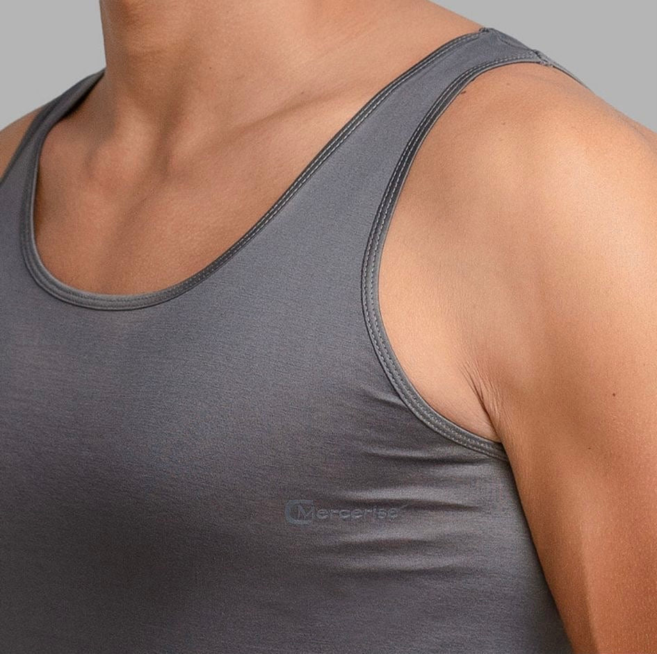Men’s Singlet - 3 Pack - Mercerised Egyptian Cotton