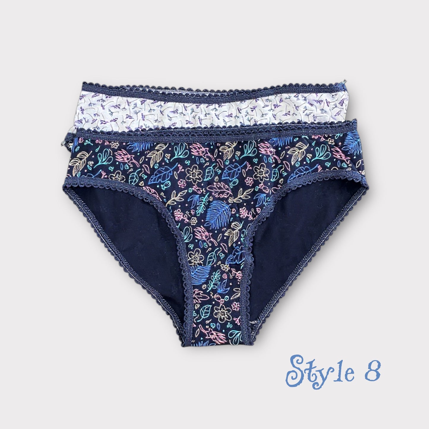 Women's Patterned Brief - 2 Pack - Egyptian Cotton