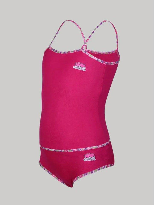 Girls Brief Heart Set - Egyptian Cotton