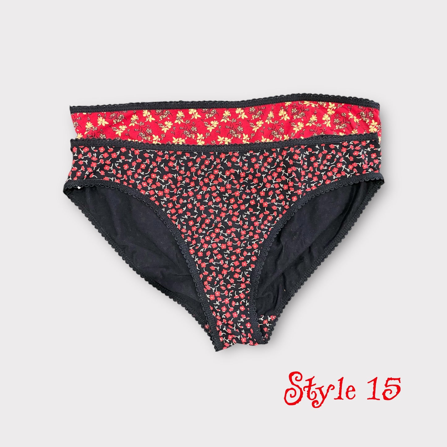 Women's Patterned Brief - 2 Pack - Egyptian Cotton