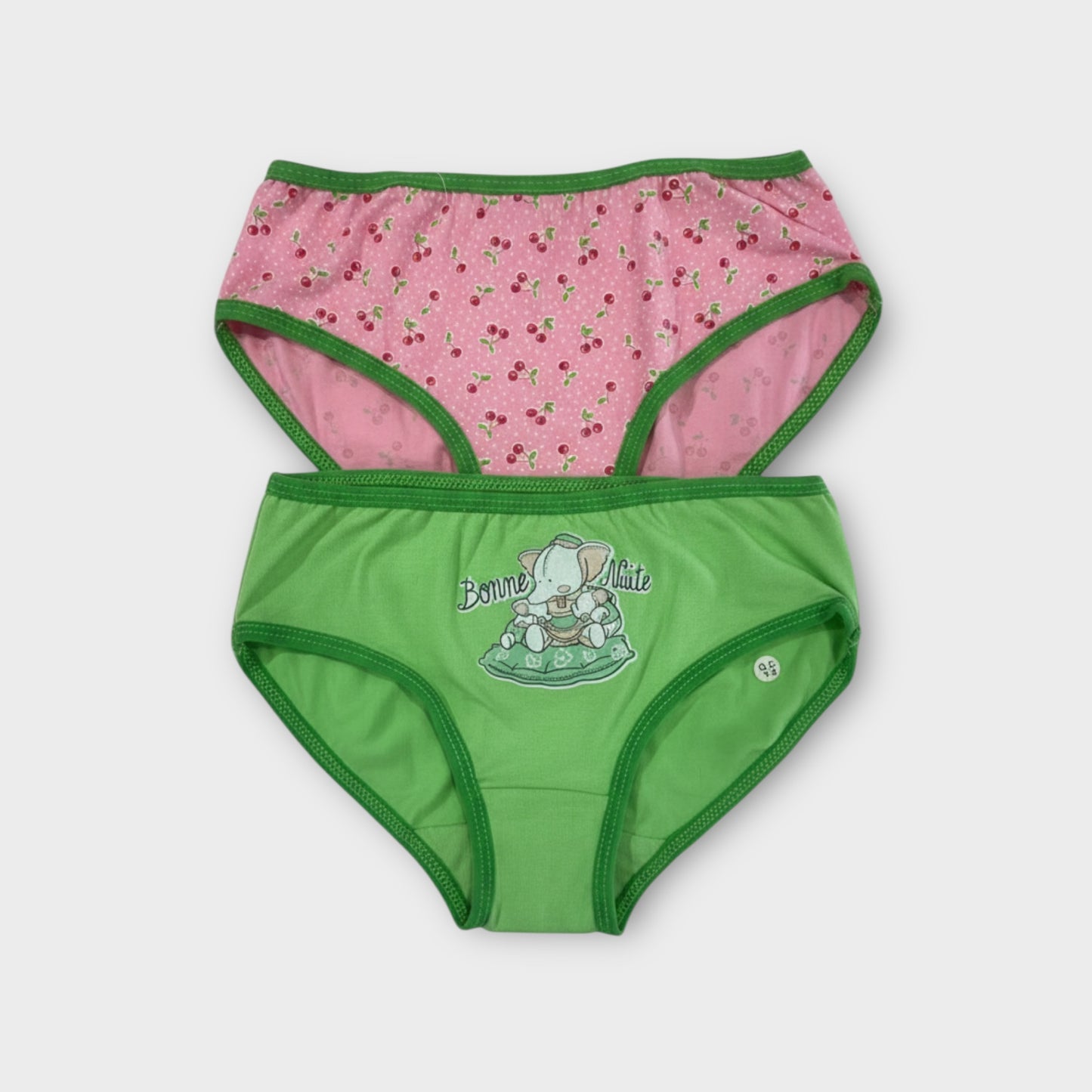 Girls Premium Cotton Briefs - 2 Pack