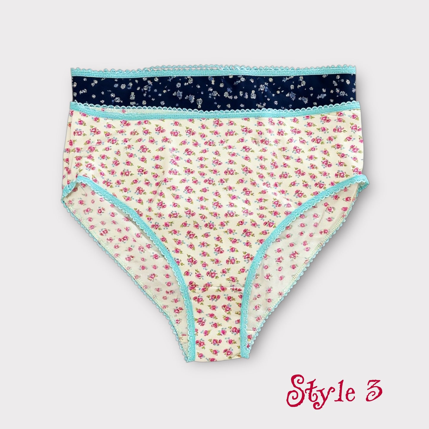 Women's Patterned Brief - 2 Pack - Egyptian Cotton