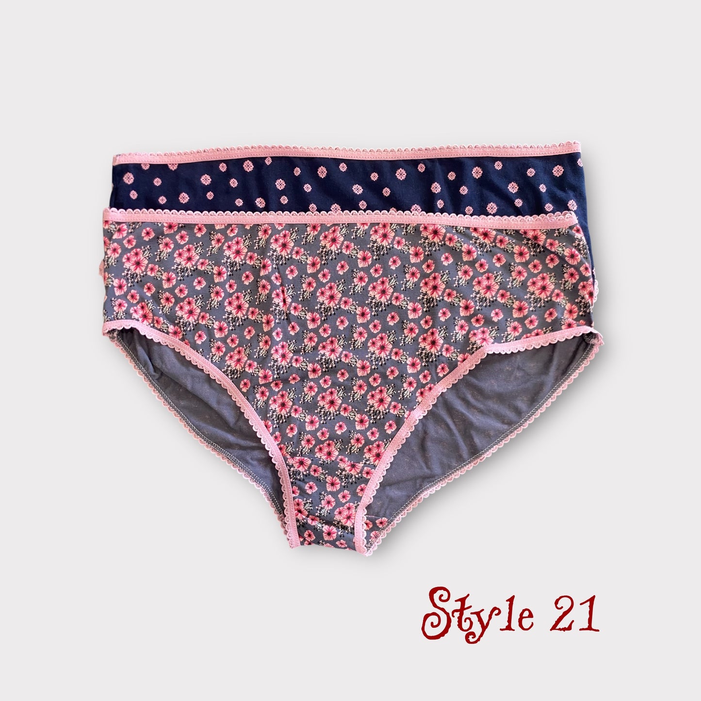 Women's Patterned Full Brief - 2 Pack - Egyptian Cotton