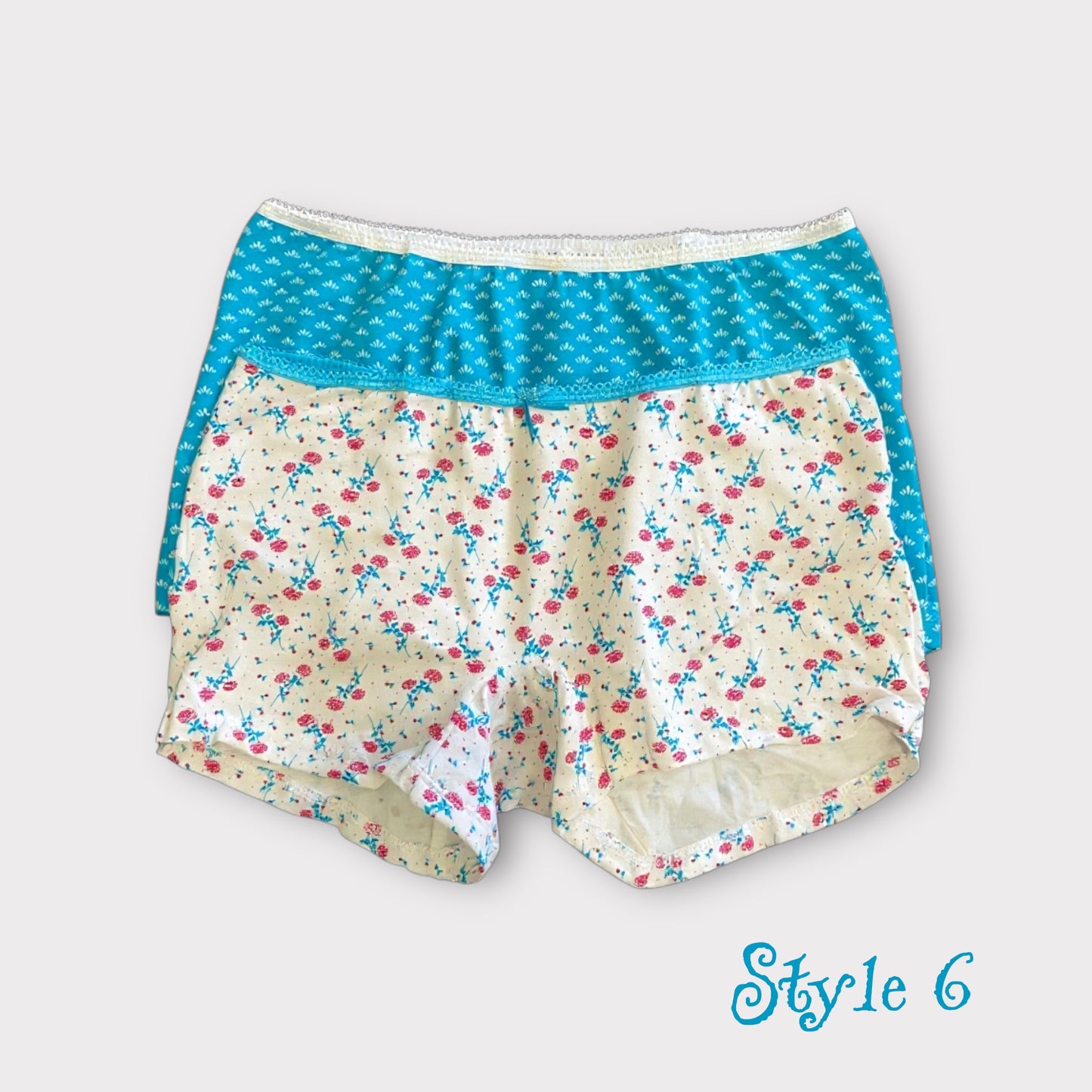 Premium Patterned Cotton Boyleg Briefs (Hot Shorts) – 2 Pack