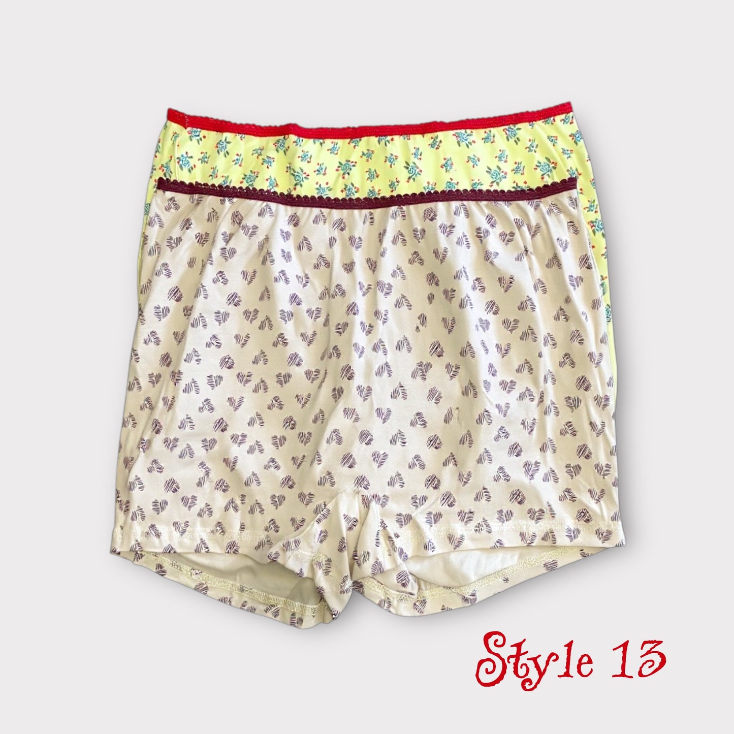 Premium Patterned Cotton Boyleg Briefs (Hot Shorts) – 2 Pack