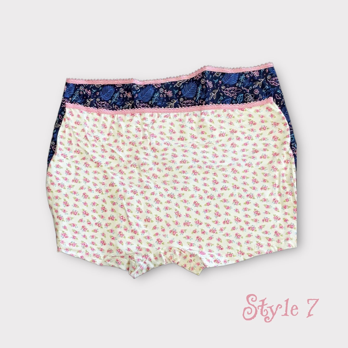 Premium Patterned Cotton Boyleg Briefs (Hot Shorts) – 2 Pack